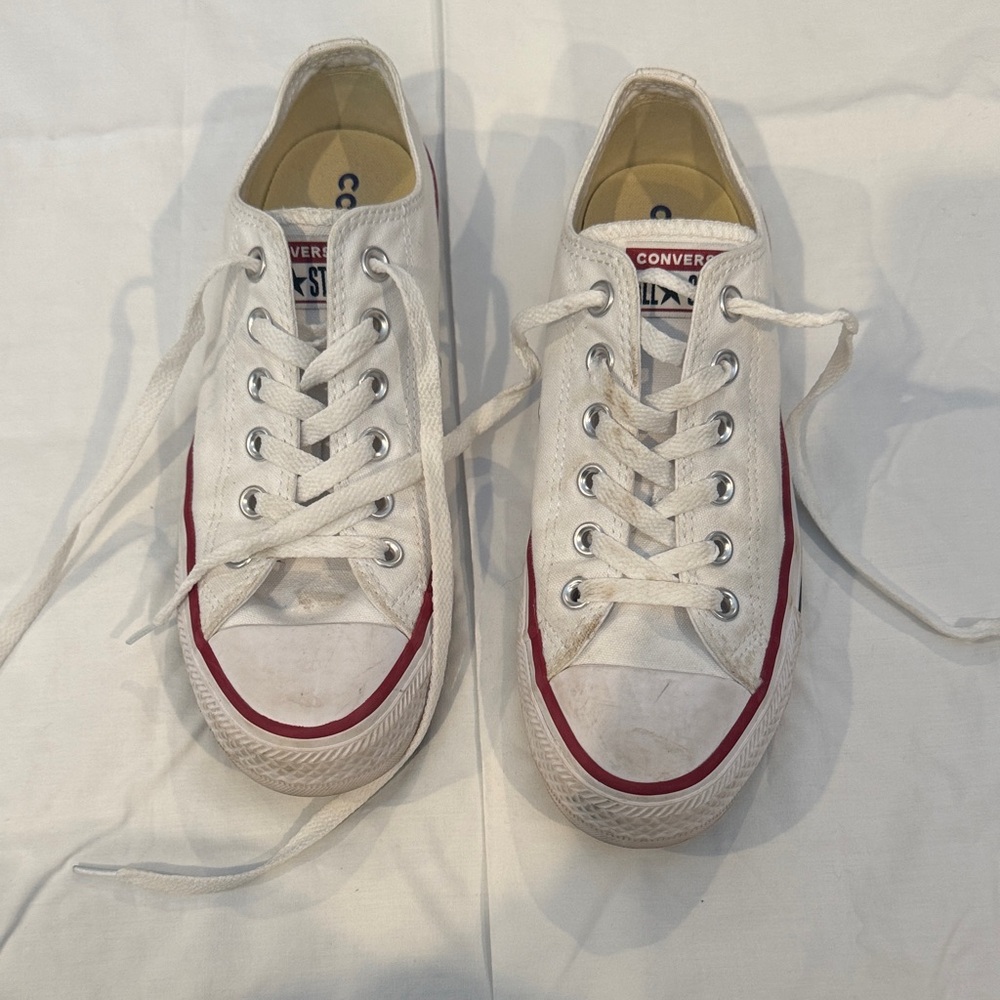 Converse White Low-Top Sneakers